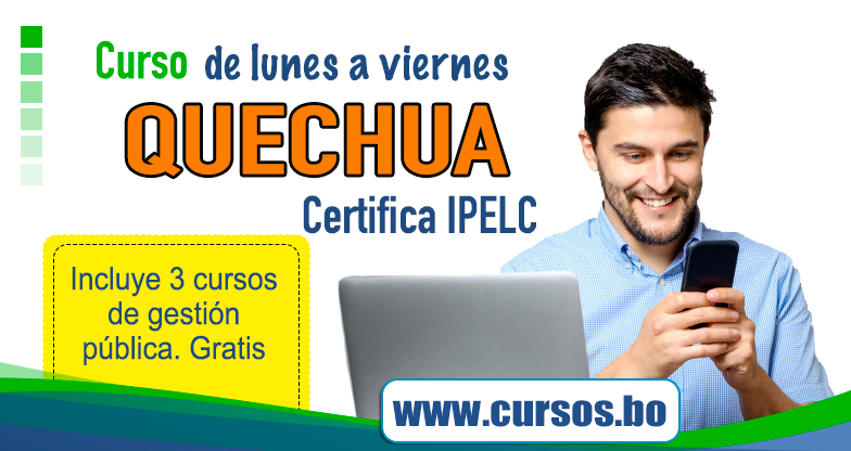 Curso virtual QUECHUA BASICO certificacion IPELC V8 - ON LINE (EN VIVO🔴)
